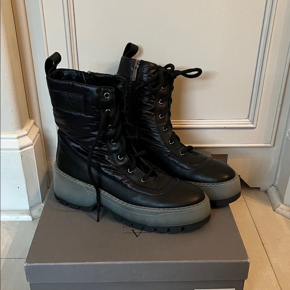 Aquatalia Shoes - Aquatalia Aisa recycled nylon/calf boots